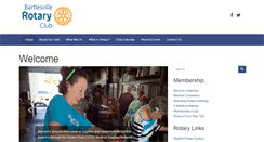 Desktop Screenshot of bartlesvillerotary.org